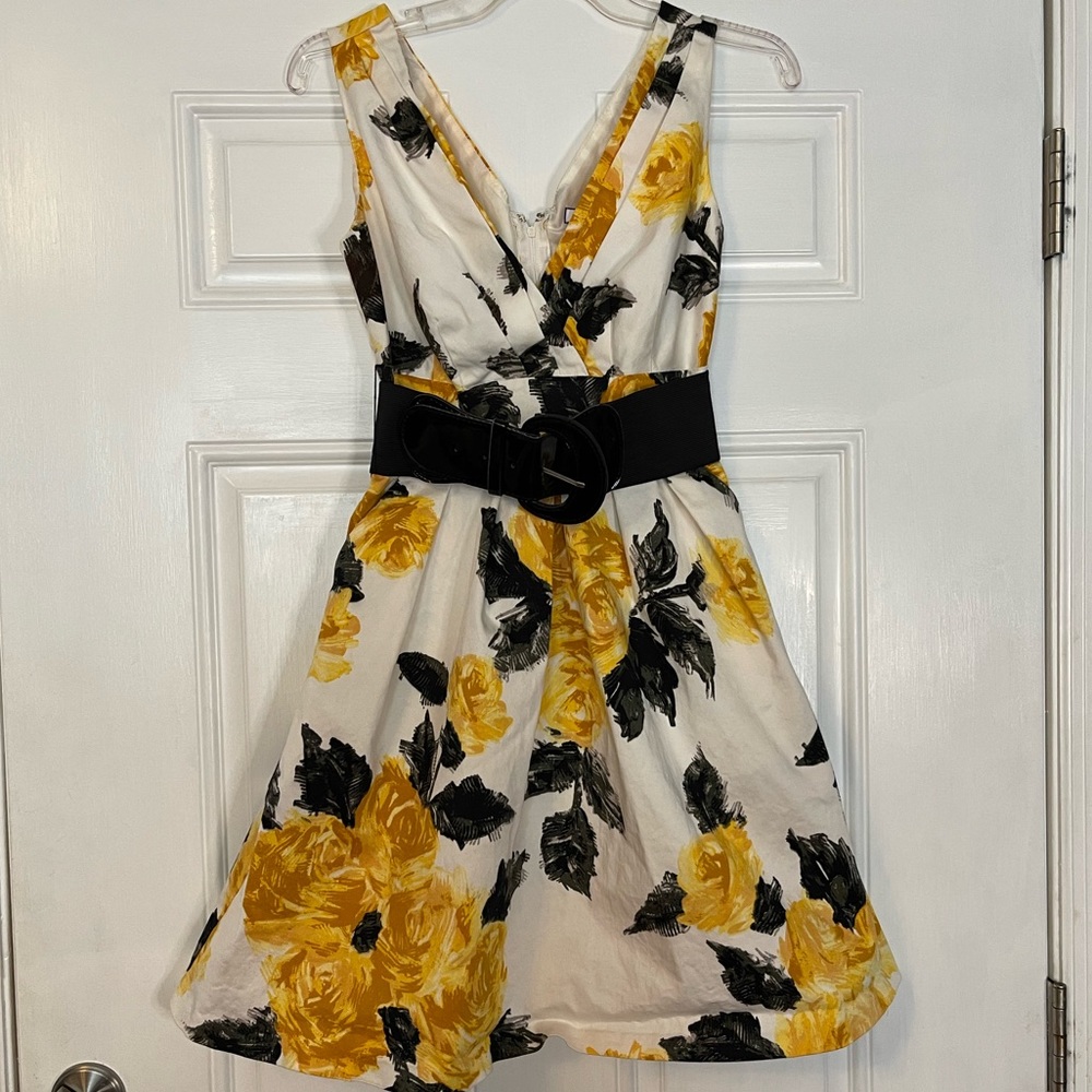 Large Print Floral Dress